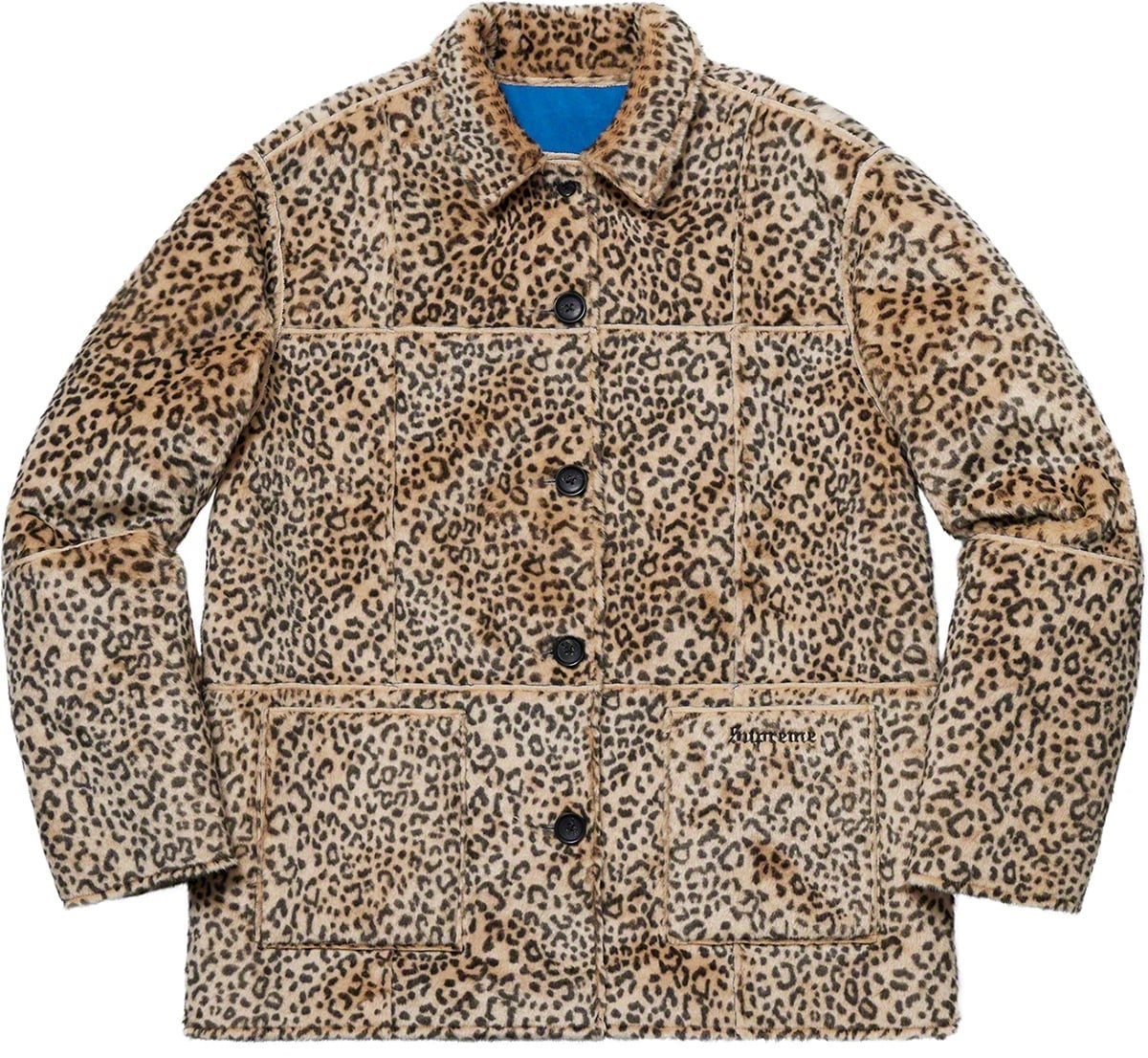 Reversible Faux Suede Leopard Coat view 22